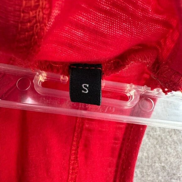 Desigual‎ Tank Top SMALL Artsy Sleeveless Vacation Resort wear Red Bling - Picture 8 of 11